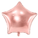 BALLON ALUMINIUM OR ROSE 48CM