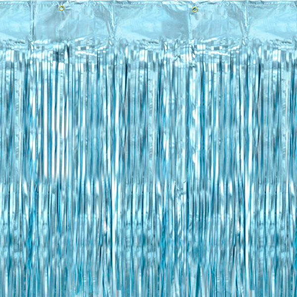 RIDEAU FÊTE BLEU CLAIR