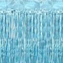 RIDEAU FÊTE BLEU CLAIR