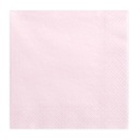 SERVIETTES ROSE POUDRE