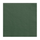 SERVIETTES VERT BOUTEILLE