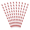 PAILLES RAYURES ROUGE
