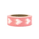 MASKING TAPE COEUR ROSE