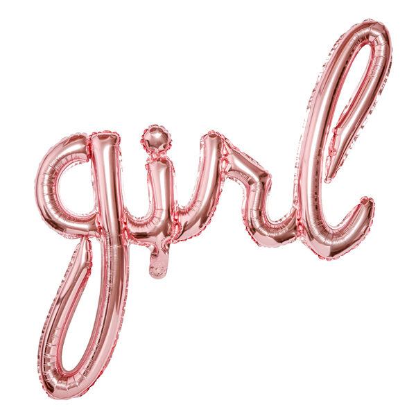 BALLON "GIRL" OR ROSE