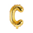BALLON LETTRE « C » OR 35cm