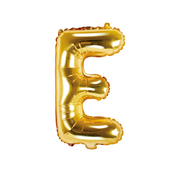 BALLON LETTRE « E » OR 35cm