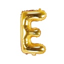 BALLON LETTRE « E » OR 35cm