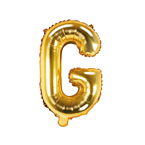 BALLON LETTRE « G » OR 35cm