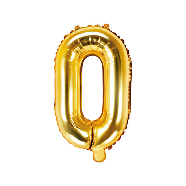 BALLON LETTRE « O » OR 35cm