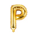 BALLON LETTRE « P » OR 35cm
