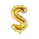 BALLON LETTRE « R » OR 35cm