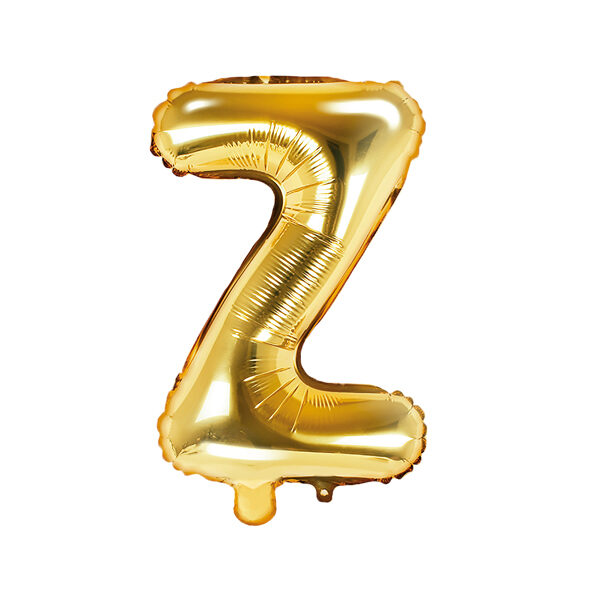 BALLON LETTRE « Z » OR 35cm