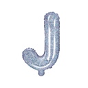 BALLON LETTRE « J » IRISÉ