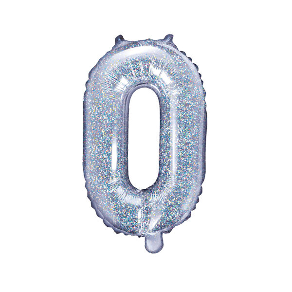 BALLON LETTRE « O » IRISÉ 35cm