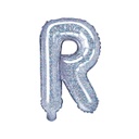 BALLON LETTRE « R » IRISÉ 35cm