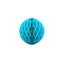 BOULE ALVEOLE TURQUOISE 10CM