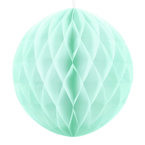 BOULE ALVEOLE MINT 30CM