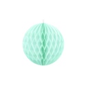 BOULE ALVEOLE MINT 10CM