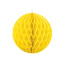 BOULE ALVEOLE JAUNE 20CM