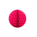 BOULE ALVEOLE FUCHSIA 10CM