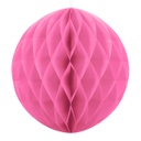 BOULE ALVEOLE ROSE 30CM