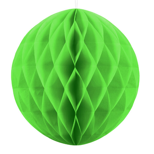 BOULE ALVEOLE VERT 30CM