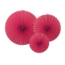 ROSETTES DECORATIVES FUSCHIA