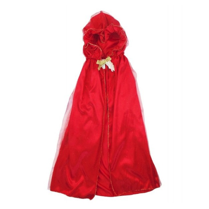 CAPE DE ROYAUTÉ ROUGE 5-6 ANS
