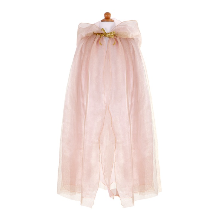 CAPE DE ROYAUTÉ ROSE DORÉ 5-7 ANS