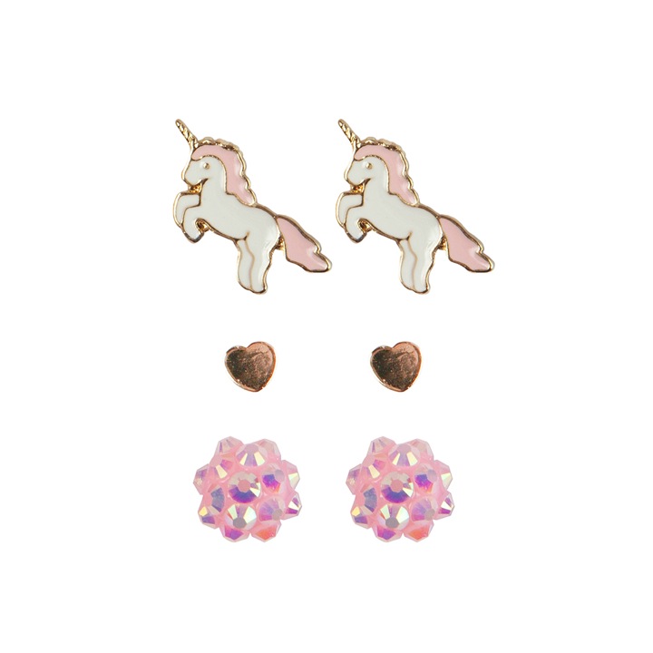 BOUCLES D'OREILLES LICORNE