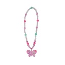 COLLIER FANCY PAPILLON ROSE