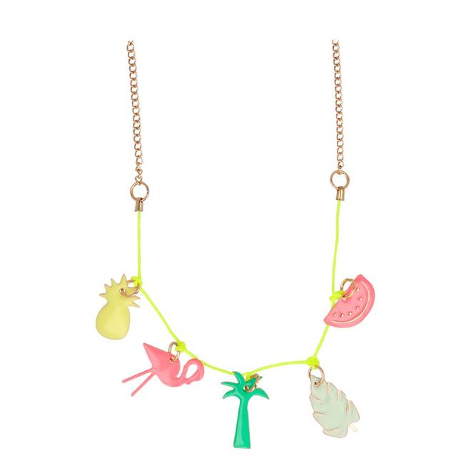 COLLIER TROPICAL ÉMAIL