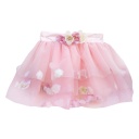 JUPE PÉTALE DE ROSE DORÉ 4-6ANS