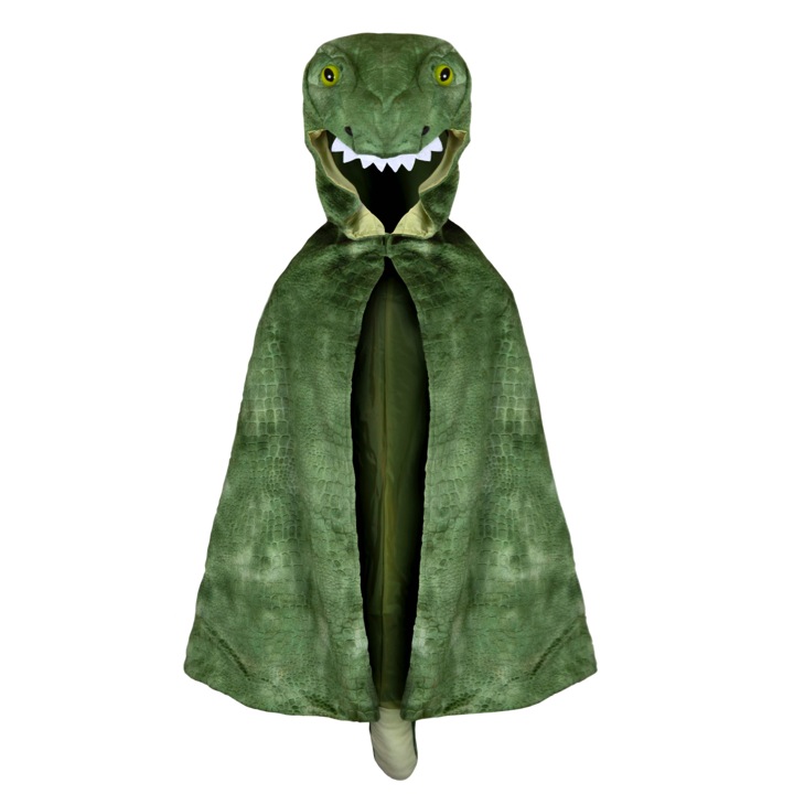 CAPE À CAPUCHE T-REX 4-6ANS