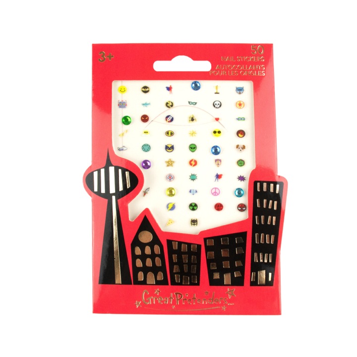 AUTOCOLLANTS À ONGLES SUPERHEROS