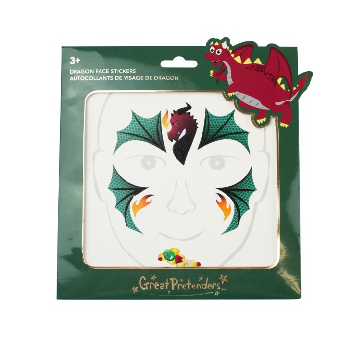 AUTOCOLLANTS VISAGE DE DRAGON