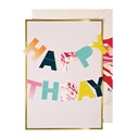 CARTE DE GUIRLANDE D’ANNIVERSAIRE