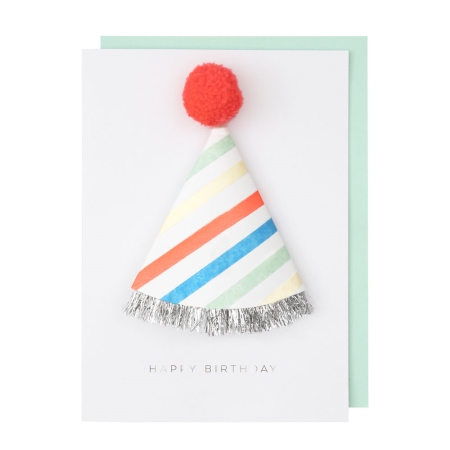 CARTE CHAPEAU D’ANNIVERSAIRE