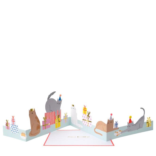 CARTE CAT PARTY CONCERTINA