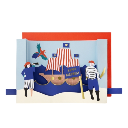 CARTE PIRATE DIORAMA