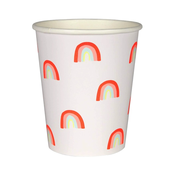 GOBELETS ARC-EN-CIEL NEON