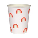 GOBELETS ARC-EN-CIEL NEON
