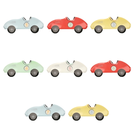 ASSIETTE VOITURE DE COURSE VINTAGE