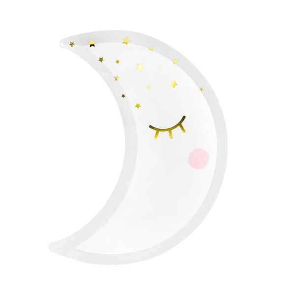 ASSIETTES BLANCHES LITTLE STAR MOON