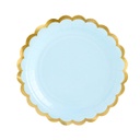 ASSIETTES BLEU PASTEL