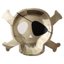 ASSIETTES PIRATES OR