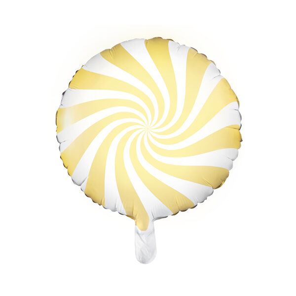 BALLON ALUMINIUM CANDY JAUNE