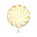 BALLON ALUMINIUM CANDY JAUNE