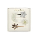 BARRETTES A CHEVEUX LUNE & ETOILE