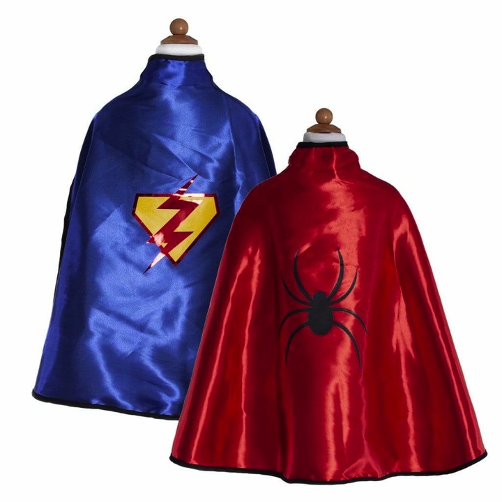 CAPE AVENTURE RÉVERSIBLE AVEC MASQUE 4-6ANS